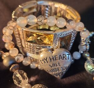 Heart Keepsake and Jelewery Set